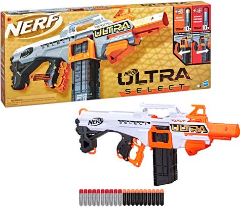 electric nerf gun|Nerf Ultra Select Fully Motorized Blaster, Fire for Distance or .